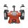 EXTOL PREMIUM kettős köszörűgép 350W, száraz, 150×12,7×20mm, (P36, P80), 2950 ford/perc, 9kg, lámpával