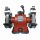 EXTOL PREMIUM kettős köszörűgép 520W, száraz, 200×16×25mm, (P36, P80), 2950 ford/perc, 19kg, lámpával