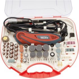 EXTOL PREMIUM mini köszörű és fúrógép klt., 130W