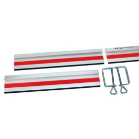   EXTOL vezetősín klt., 3 db (3×42cm)+ lefogató kampó 2 db, hosszú, egyenes vágáshoz, a 8893022 mini körfűrészhez