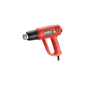   EXTOL PREMIUM hőlégfúvó, 2000W két fokozatú, 1000W/2000W, 50-450/90-650°C, 250/500 L/perc, kofferban, tartozékokkal