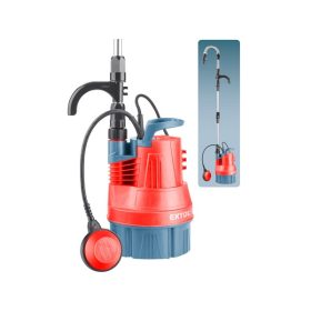   EXTOL PREMIUM esővíz (hordóürítő) szivattyú tiszta vízhez, úszókapcsolóval, 350W, szállító teljesítmény: 5m3/h, max. száll. 11 m