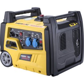   HERON benzinmotoros áramfejlesztő, önidítóval 3,0 kVA, 230V, 1 fázisú, inverteres