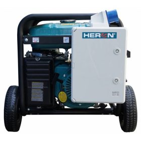   HERON 421 WHITE +; egyfázisú, 6,8 kVA-es, vészhelyzeti áramfejlesztő, kommunikásiós egységgel