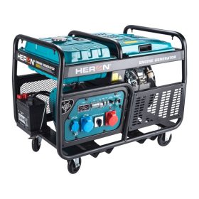  HERON benzinmotoros áramfejlesztő,  13/11 kVA, három- és egyfázisú, benzin üzemű, önindítós