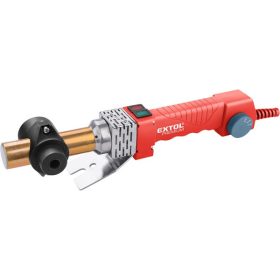   EXTOL PREMIUM műanyagcső hegesztő gép, 1070W, cserélhető fejek:16-20-25-32mm, 240-300°C, pontosság: +/-1°C