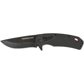   Milwaukee Összecsukható kés sima élű 89 mm, D2 acél, fekete  - 1 db
