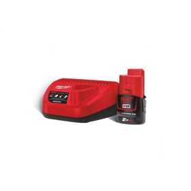   Milwaukee M12NRG-201 M12™ NRG SZETT (1 X 2,0 AH AKKUMULÁTOR ÉS C12 C TÖLTŐ)