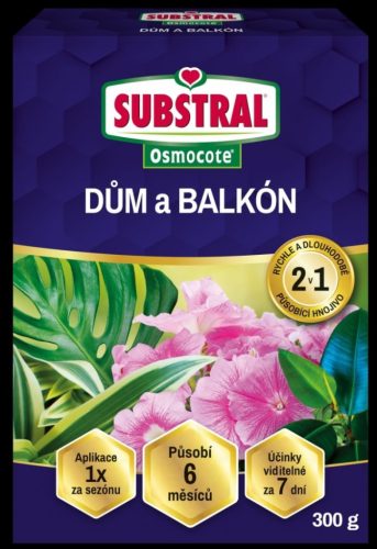 SUBSTRAL® Osmocote® 2az1-ben Balkonnövényekhez 300 g