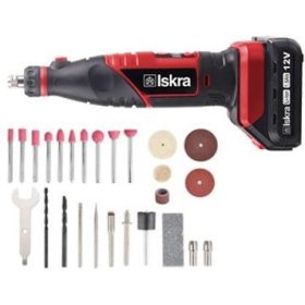   ISKRA  AKKUS MINI KÖSZÖRŰ ÉS FÚRÓGÉP KÉSZLET  ML-MD03-120