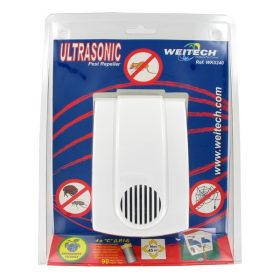   Weitech Ultrahangos kártevő riasztó 60 m2/ elemmel működik